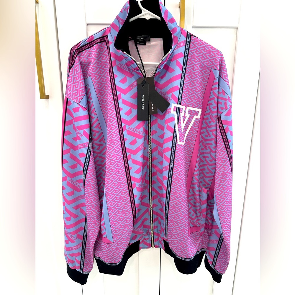 Versace Varsity Monogram Track Jacket